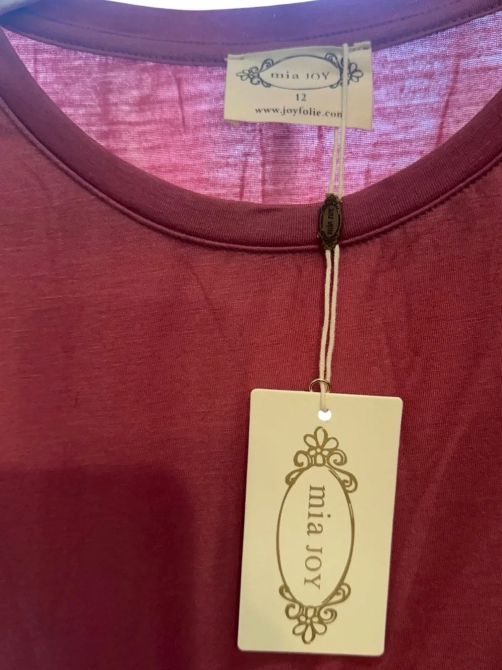 NWT Mia Joy Milana Girls’ Dress in Dusty Rose Sz 12